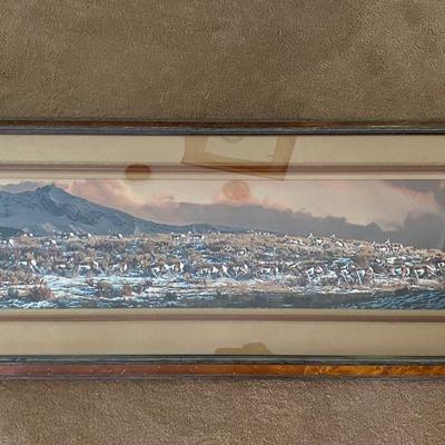 Limited Edition Framed Rod Frederick Art “Fast Break”