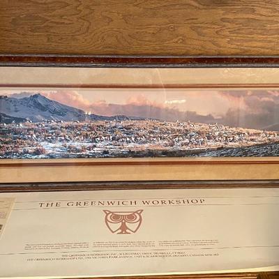 Limited Edition Framed Rod Frederick Art “Fast Break”