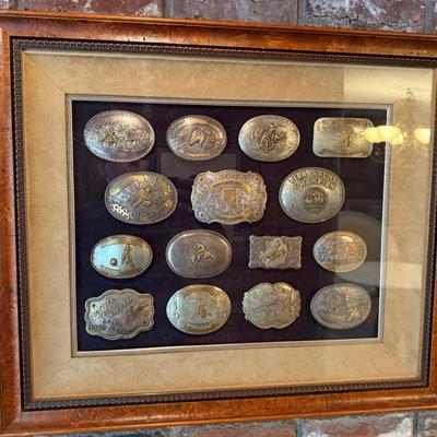 Sale Photo Thumbnail #42: Appear to all be Sterling. 15 Total. Some gold applied. 23” w by 27 1/2” t