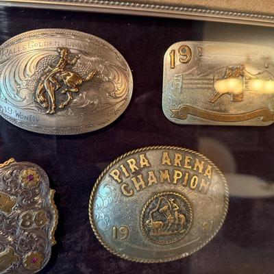 Sale Photo Thumbnail #46: Appear to all be Sterling. 15 Total. Some gold applied. 23” w by 27 1/2” t