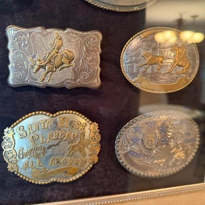 Sale Photo Thumbnail #45: Appear to all be Sterling. 15 Total. Some gold applied. 23” w by 27 1/2” t