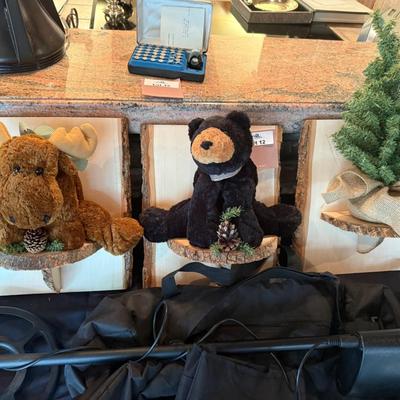 Sale Photo Thumbnail #48: Moose, Bear, and Tree