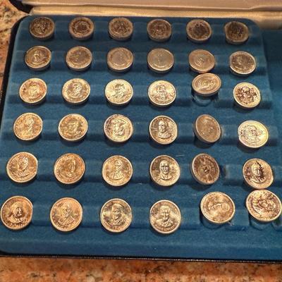 Sale Photo Thumbnail #60: 36 Coins with Case and Magnifier  - We did not weigh these 