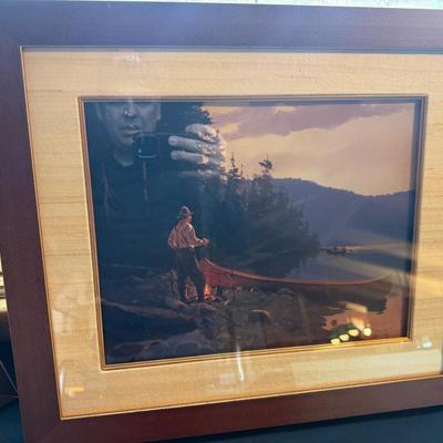 Sale Photo Thumbnail #133: “Wilderness Camp” and “Hot Coffee” 20 1/2 wide x 17 1/2 tall