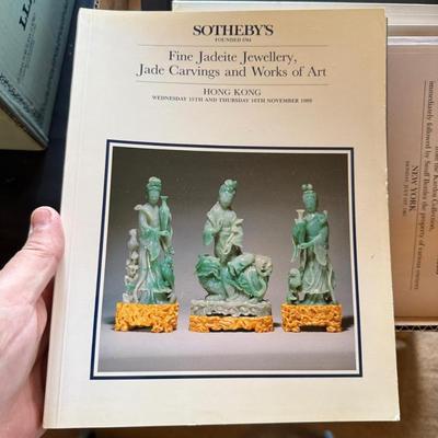 Sale Photo Thumbnail #195: Sothebys and Christies. Both soft cover and some very nice hard cover books.