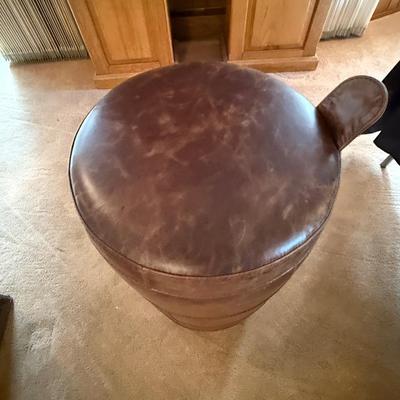 Sale Photo Thumbnail #238: 26” tall  x 15 1/2”wide. Nice brown leather