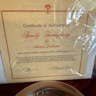 Sale Photo Thumbnail #566: Family Thanksgiving - Stevan Dohanos - 184 grams total