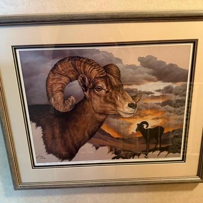 Sale Photo Thumbnail #737: #’d 6 of 100 - 33” wide x 28” tall