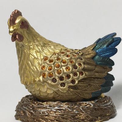 Rooster Trinket Box Collectible