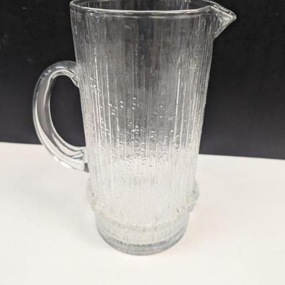 Sale Photo Thumbnail #1165: Iittala Niva Tapio Wirkkala Crystal Glass Pitcher