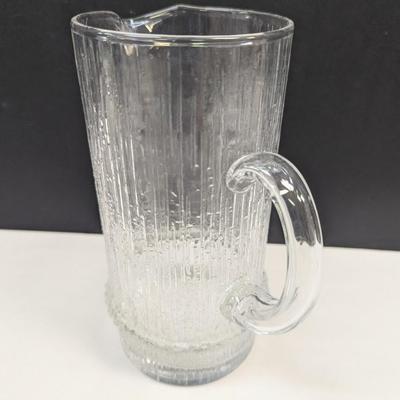 Sale Photo Thumbnail #1168: Iittala Niva Tapio Wirkkala Crystal Glass Pitcher