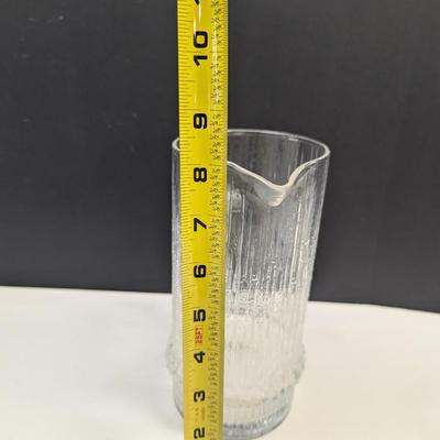 Sale Photo Thumbnail #1169: Iittala Niva Tapio Wirkkala Crystal Glass Pitcher