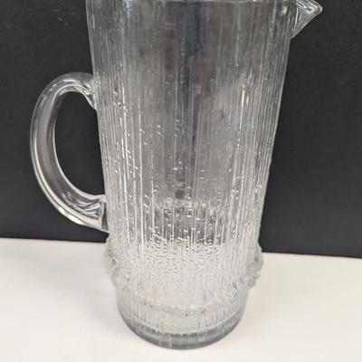 Sale Photo Thumbnail #1166: Iittala Niva Tapio Wirkkala Crystal Glass Pitcher