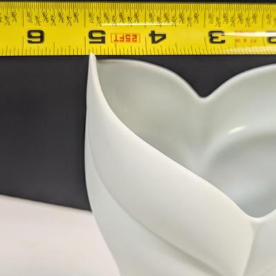 Sale Photo Thumbnail #1211: Rosenthal Studio Line Calla Lily Vase Bisque Porcelain Uta Feyl