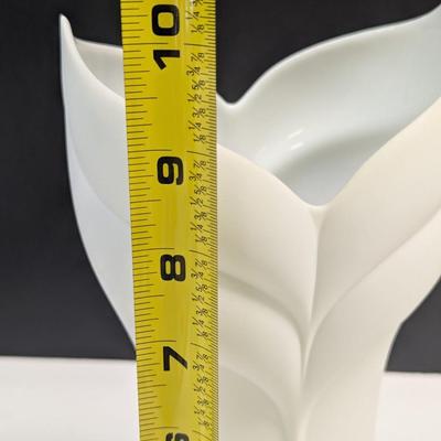 Sale Photo Thumbnail #1210: Rosenthal Studio Line Calla Lily Vase Bisque Porcelain Uta Feyl
