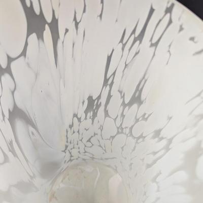 Sale Photo Thumbnail #1246: Tall Frosted Glass Vase