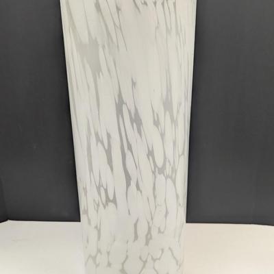 Sale Photo Thumbnail #1244: Tall Frosted Glass Vase