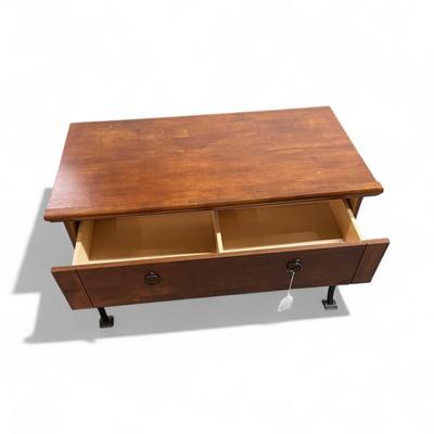 Sale Photo Thumbnail #638: Wooden TV Stand with Metal Legs With single Drawer
38.5"x20.5"x23.5"