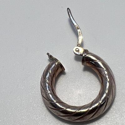 Sterling Small Hoop Earrings & More For Pierced Ears (ST-RG)