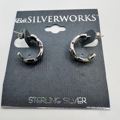 Sterling Small Hoop Earrings & More For Pierced Ears (ST-RG)