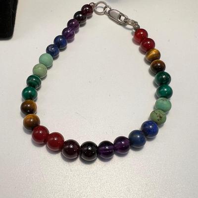 Sterling Phoenix Necklace Plus More Sterling & 7 Chakra Pendulum, Bracelet & Earrings (ST-RG)