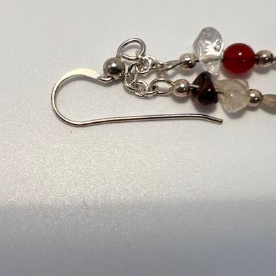 Sterling Phoenix Necklace Plus More Sterling & 7 Chakra Pendulum, Bracelet & Earrings (ST-RG)