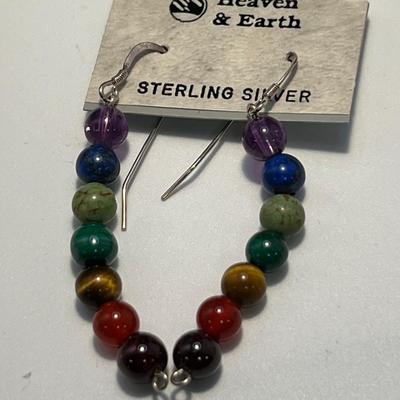 Sterling Phoenix Necklace Plus More Sterling & 7 Chakra Pendulum, Bracelet & Earrings (ST-RG)
