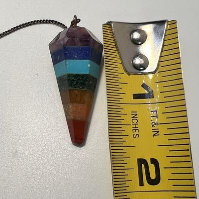 Sterling Phoenix Necklace Plus More Sterling & 7 Chakra Pendulum, Bracelet & Earrings (ST-RG)