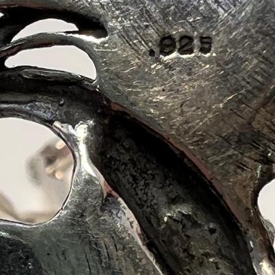 Sterling Phoenix Necklace Plus More Sterling & 7 Chakra Pendulum, Bracelet & Earrings (ST-RG)