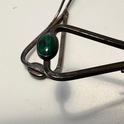 Bill & Lou Zuni Coral Cluster Plus Sterling Earrings & Malachite Pendant (ST-RG)