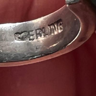 Bill & Lou Zuni Coral Cluster Plus Sterling Earrings & Malachite Pendant (ST-RG)