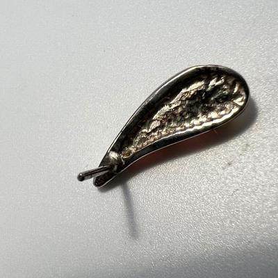 Bill & Lou Zuni Coral Cluster Plus Sterling Earrings & Malachite Pendant (ST-RG)