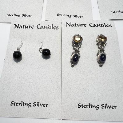 Nature Candles Dangly Earrings & More (ST-RG)