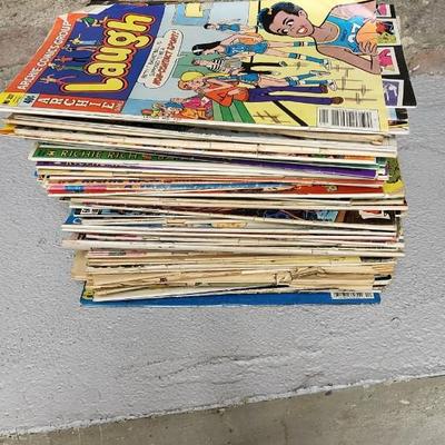 Sale Photo Thumbnail #355: Comics are not in my knowledge base so I am just selling them as a straight to auction lot. Dc, Marvel, Spire, MAD, Archie, and Richie Rich to name a few. There are some interesting ones that are really not politically correct..oof! Neat lot!