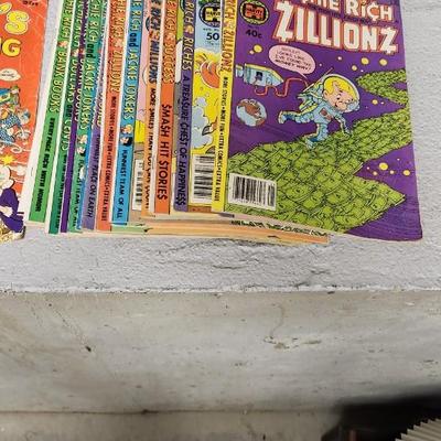 Sale Photo Thumbnail #356: Comics are not in my knowledge base so I am just selling them as a straight to auction lot. Dc, Marvel, Spire, MAD, Archie, and Richie Rich to name a few. There are some interesting ones that are really not politically correct..oof! Neat lot!