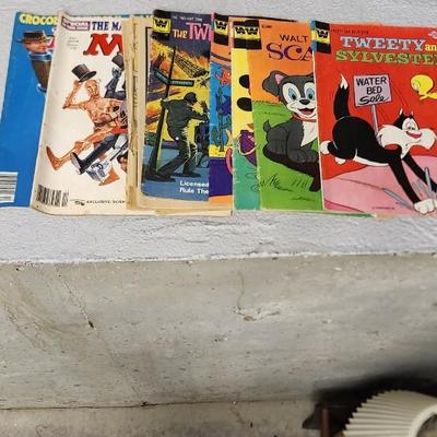 Sale Photo Thumbnail #362: Comics are not in my knowledge base so I am just selling them as a straight to auction lot. Dc, Marvel, Spire, MAD, Archie, and Richie Rich to name a few. There are some interesting ones that are really not politically correct..oof! Neat lot!