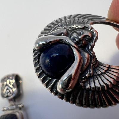 Stunning Stone & Sterling Pendants (ST-RG)