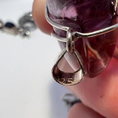 Stunning Stone & Sterling Pendants (ST-RG)