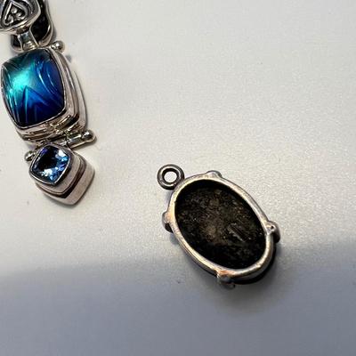 Stunning Stone & Sterling Pendants (ST-RG)