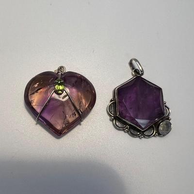 Stunning Stone & Sterling Pendants (ST-RG)