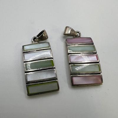 Stunning Stone & Sterling Pendants (ST-RG)