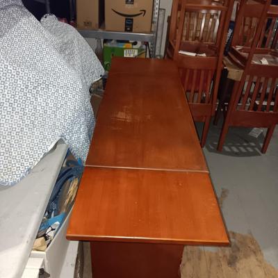 DROP LEAF SIDEBOARD/BUFFET WITH 1 LARGE DRAWER AND CABINET