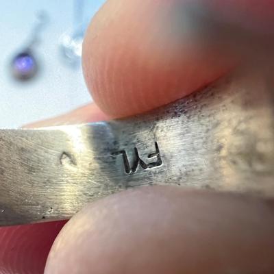 Twelve Pairs of Sterling Earrings By Natures Candles (ST-RG)