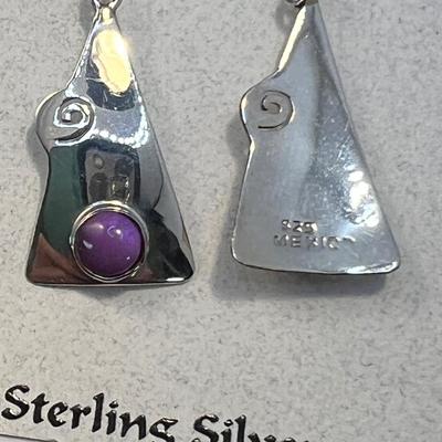 Heaven & Earth Plus Nature Candles Sterling Earrings (ST-RG)