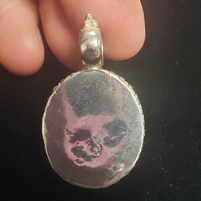 Ten Sterling and Stone Pendants (ST-KD)