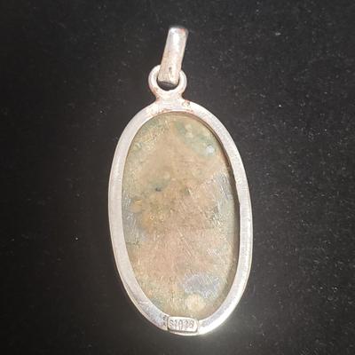 Ten Sterling and Stone Pendants (ST-KD)