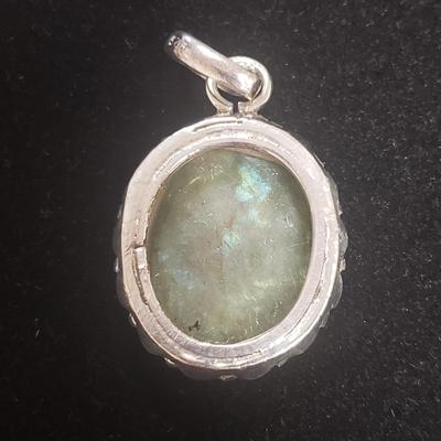 Ten Sterling and Stone Pendants (ST-KD)