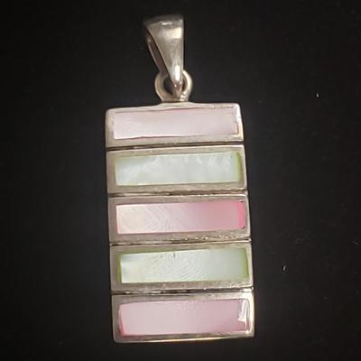 Ten Sterling and Stone Pendants (ST-KD)