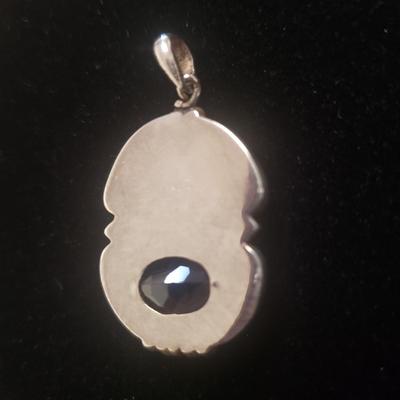 Ten Sterling and Stone Pendants (ST-KD)