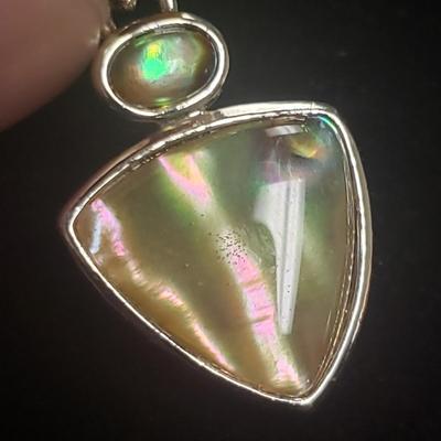 Ten Sterling and Stone Pendants (ST-KD)